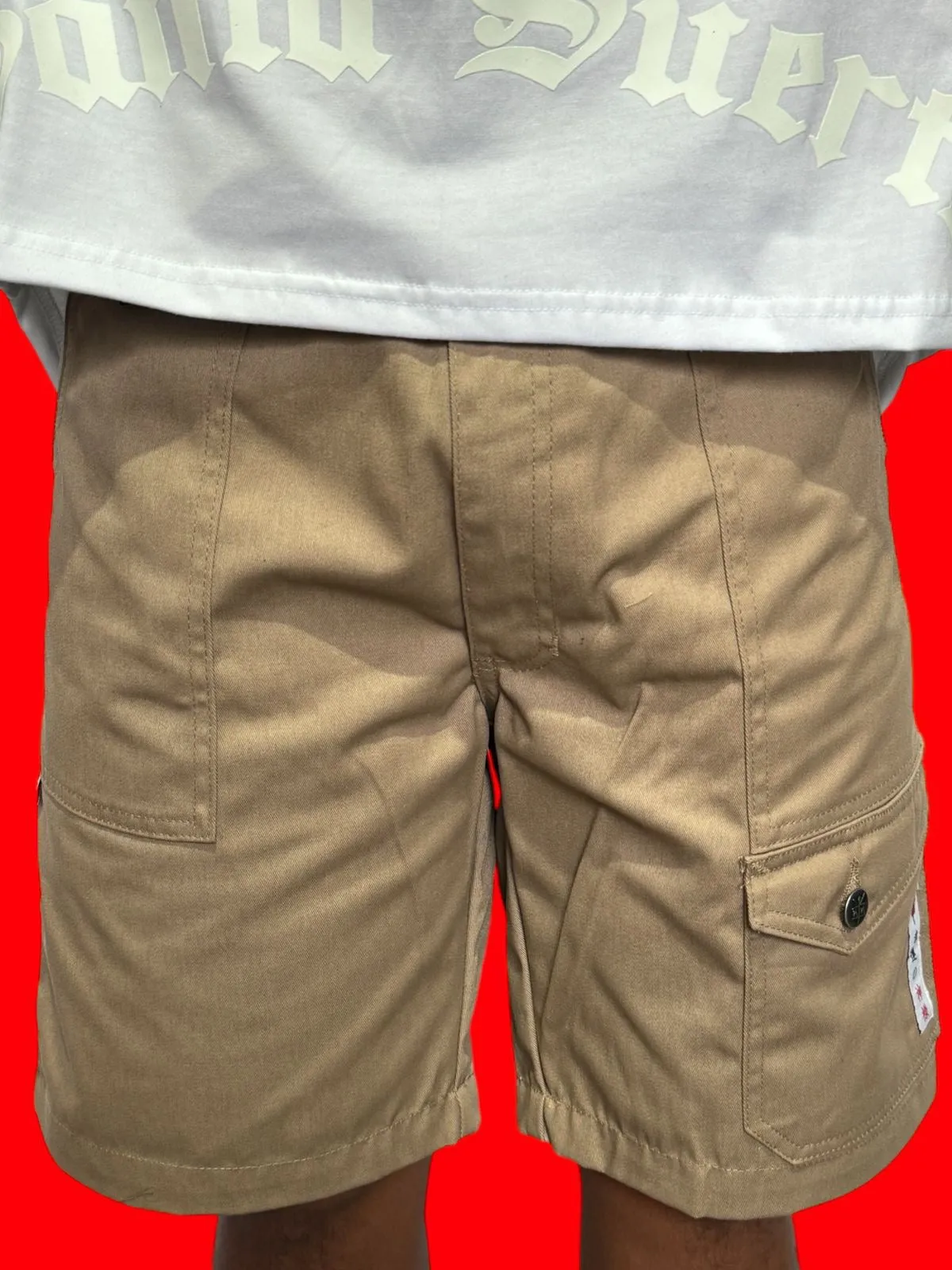 Short Outdoor camping caqui
