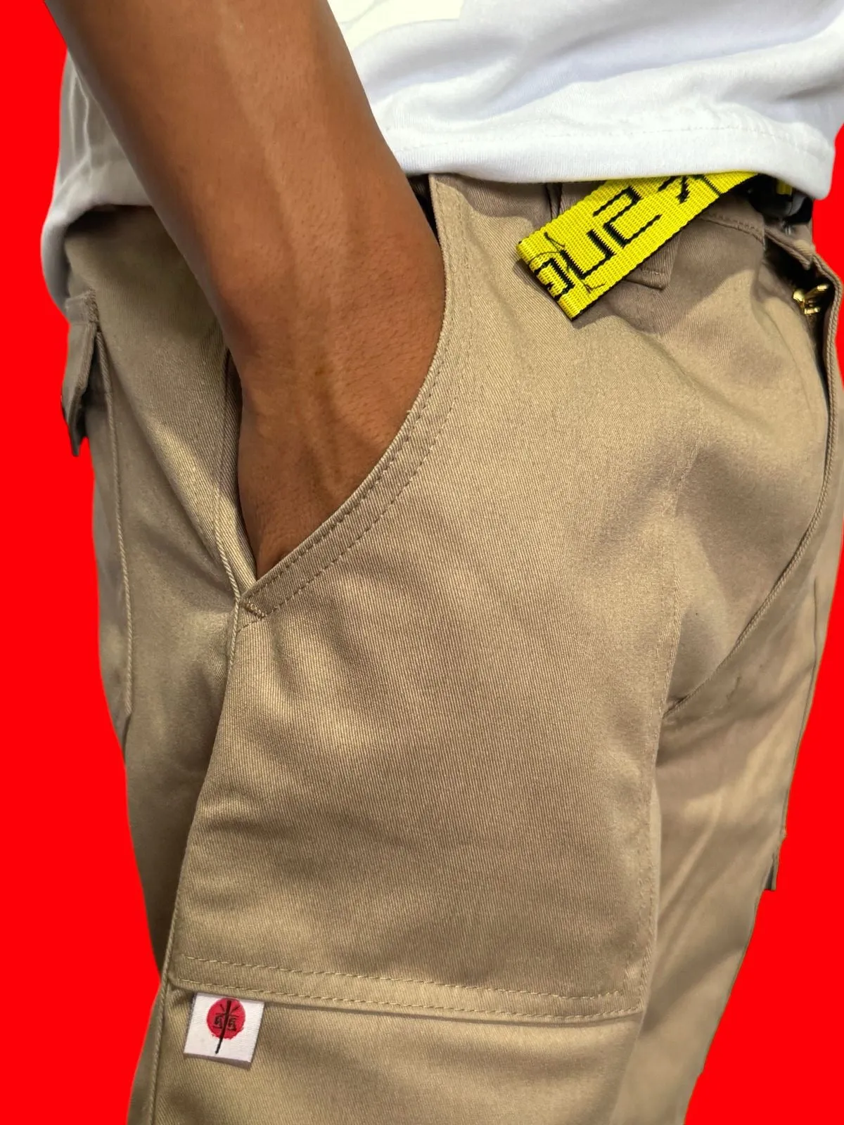 Short Outdoor camping caqui