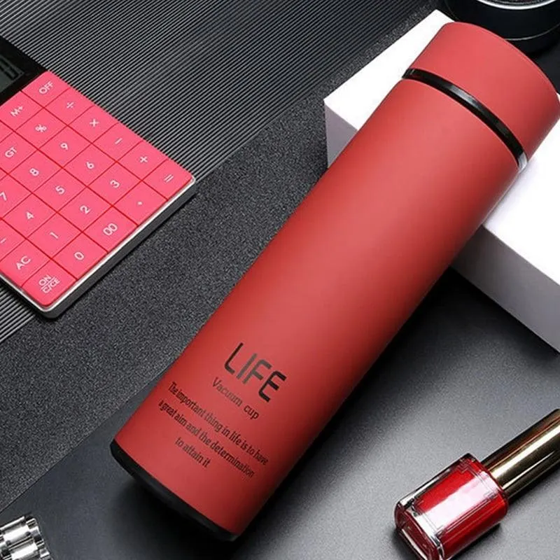 Solid Color Stainless Steel Thermos
