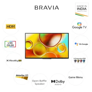 Sony KD-32W835 BRAVIA 80 cm (32 inches) HD Ready Smart LED Google TV  (Black)