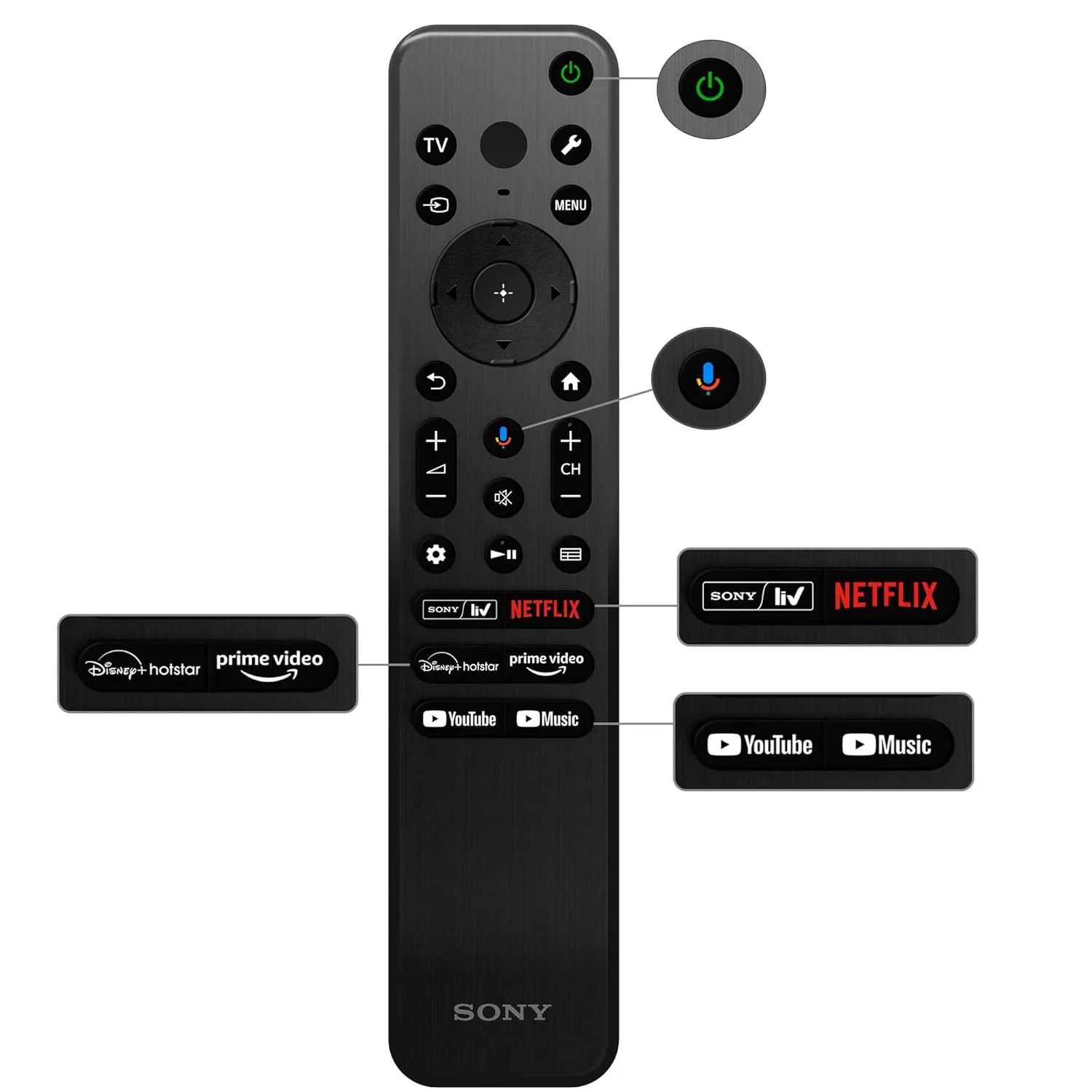 Sony KD-32W835 BRAVIA 80 cm (32 inches) HD Ready Smart LED Google TV  (Black)