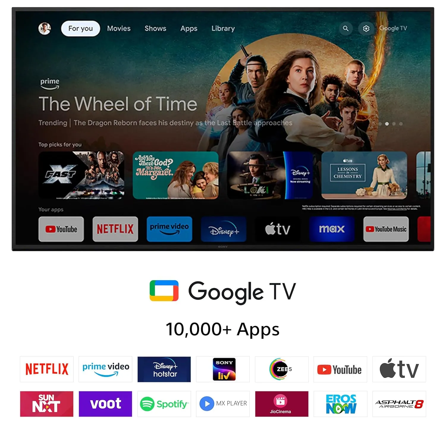 Sony KD-32W835 BRAVIA 80 cm (32 inches) HD Ready Smart LED Google TV  (Black)
