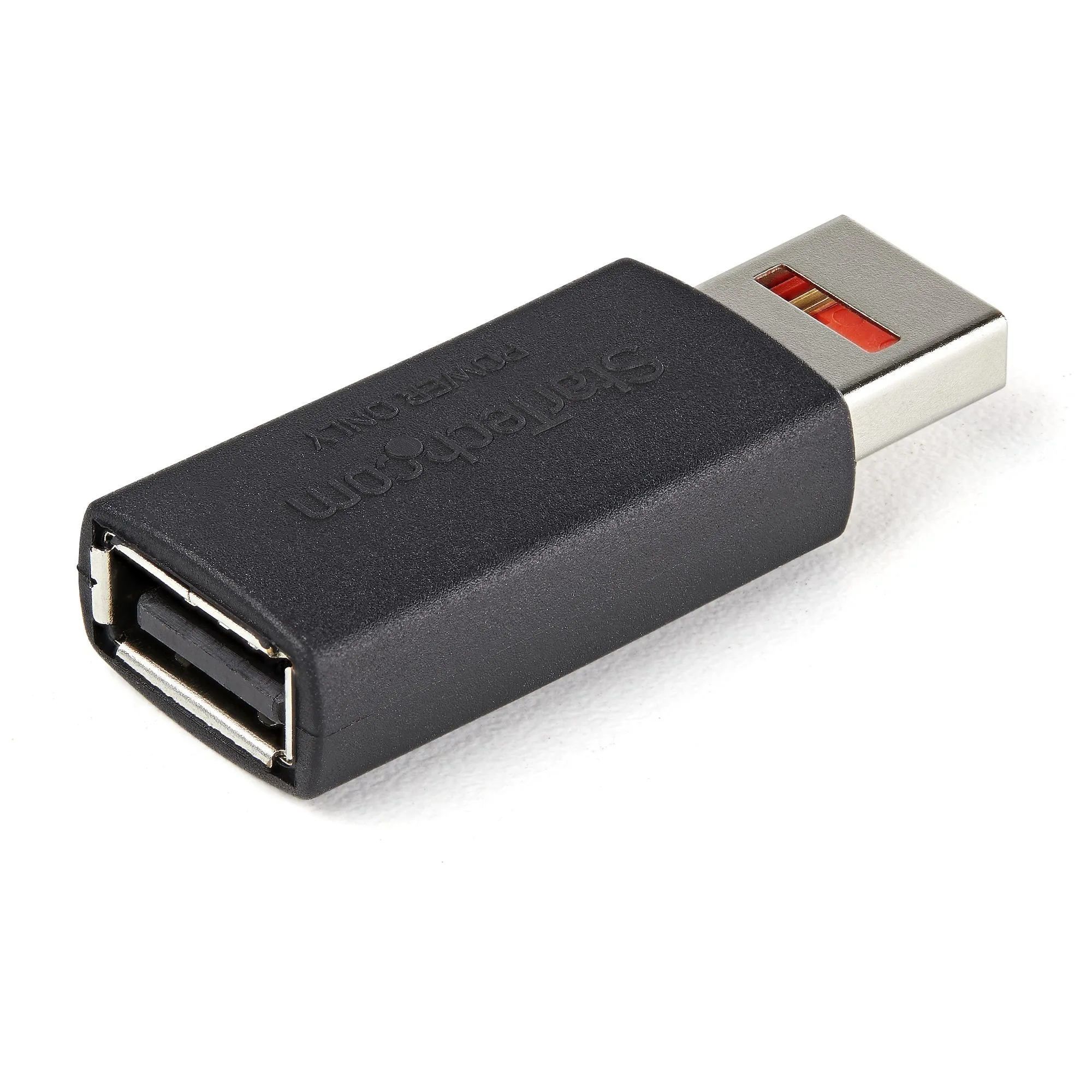 Startech.Com Secure Charging Usb Data Blocker Adapter, Male To Female Usb-A Charge-Only Adapter, No-Data Charge/Power-On