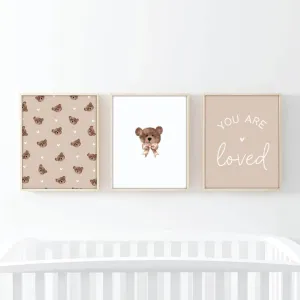 Teddy's Bears Bundled Digital Nursery Wall Art