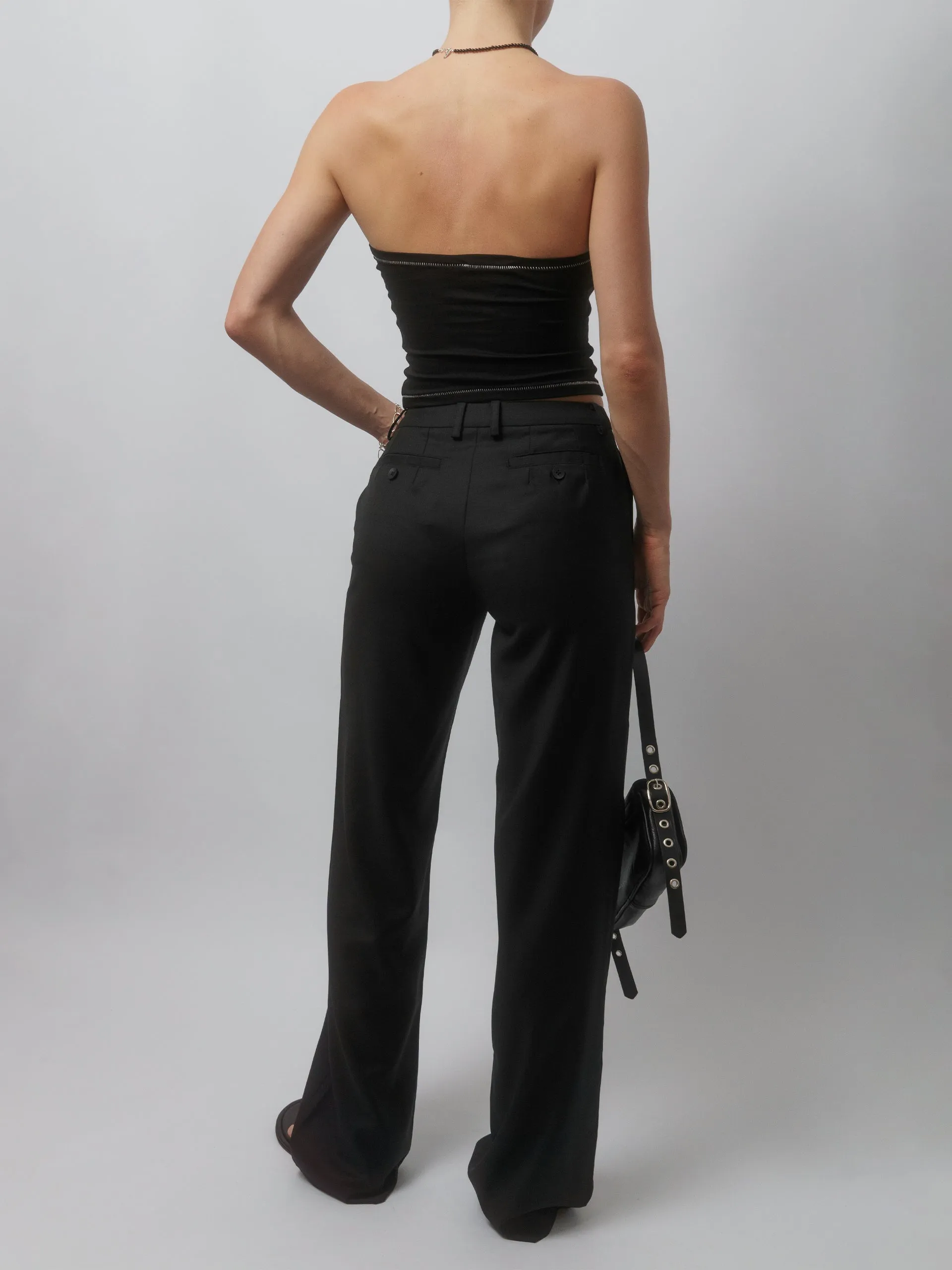 The Lair Apparel Romy Bandeau Black