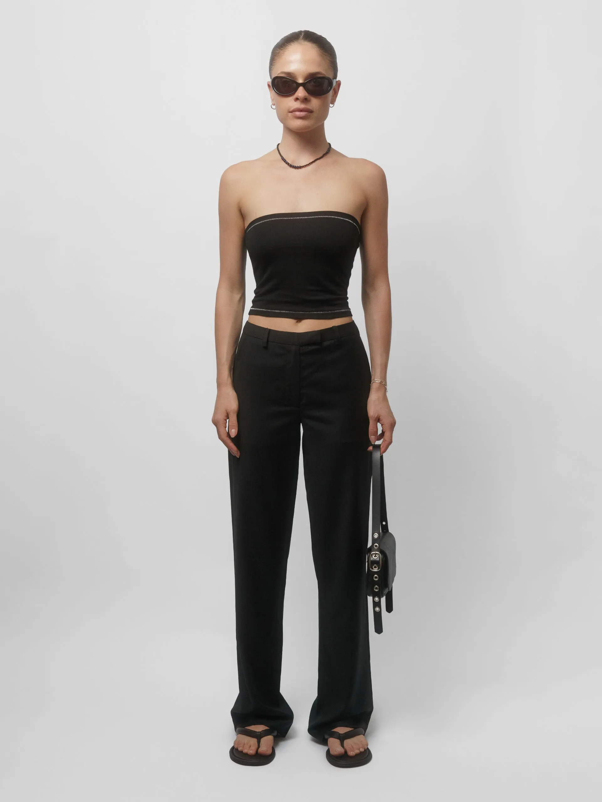 The Lair Apparel Romy Bandeau Black