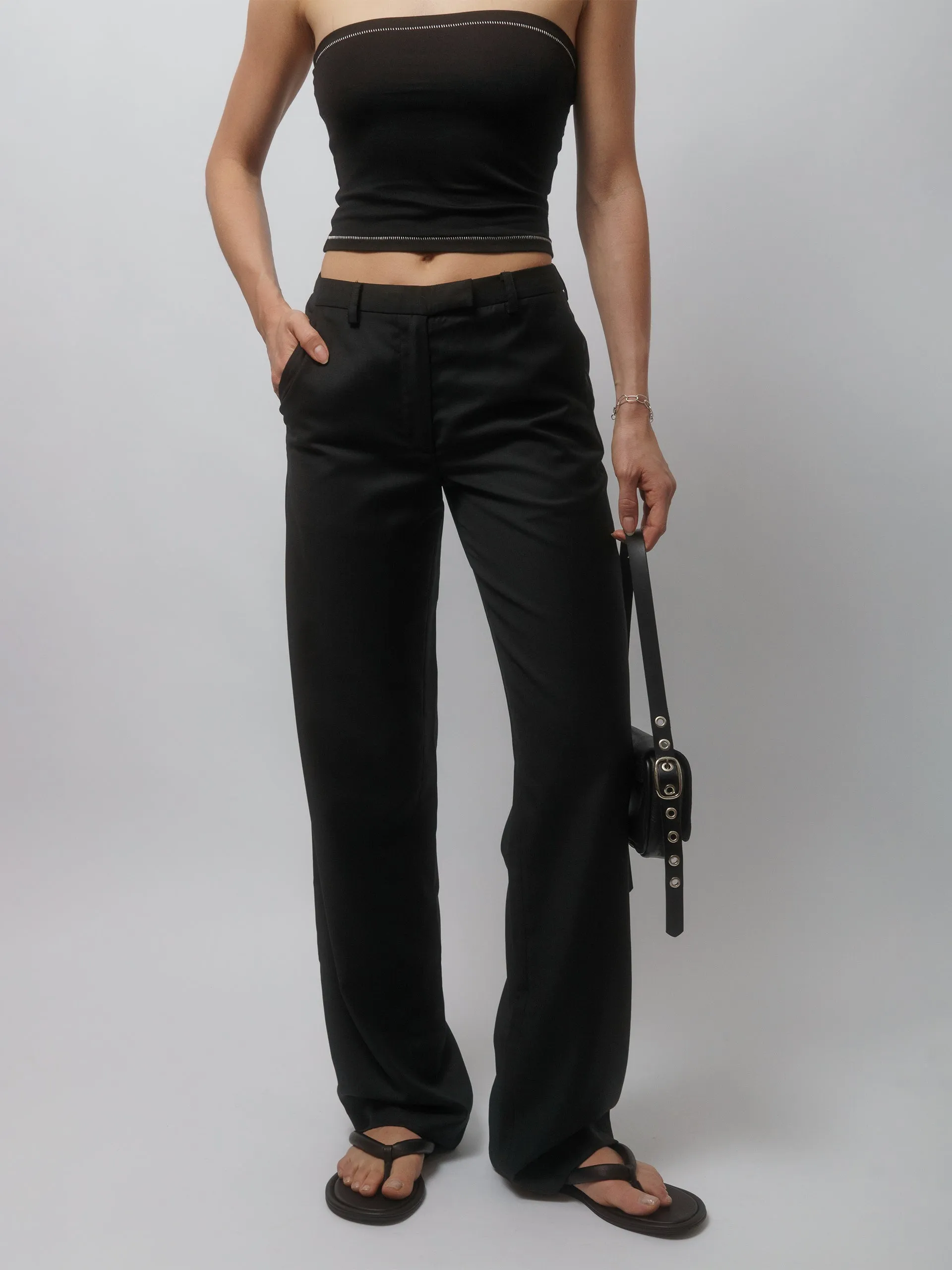 The Lair Apparel Romy Bandeau Black