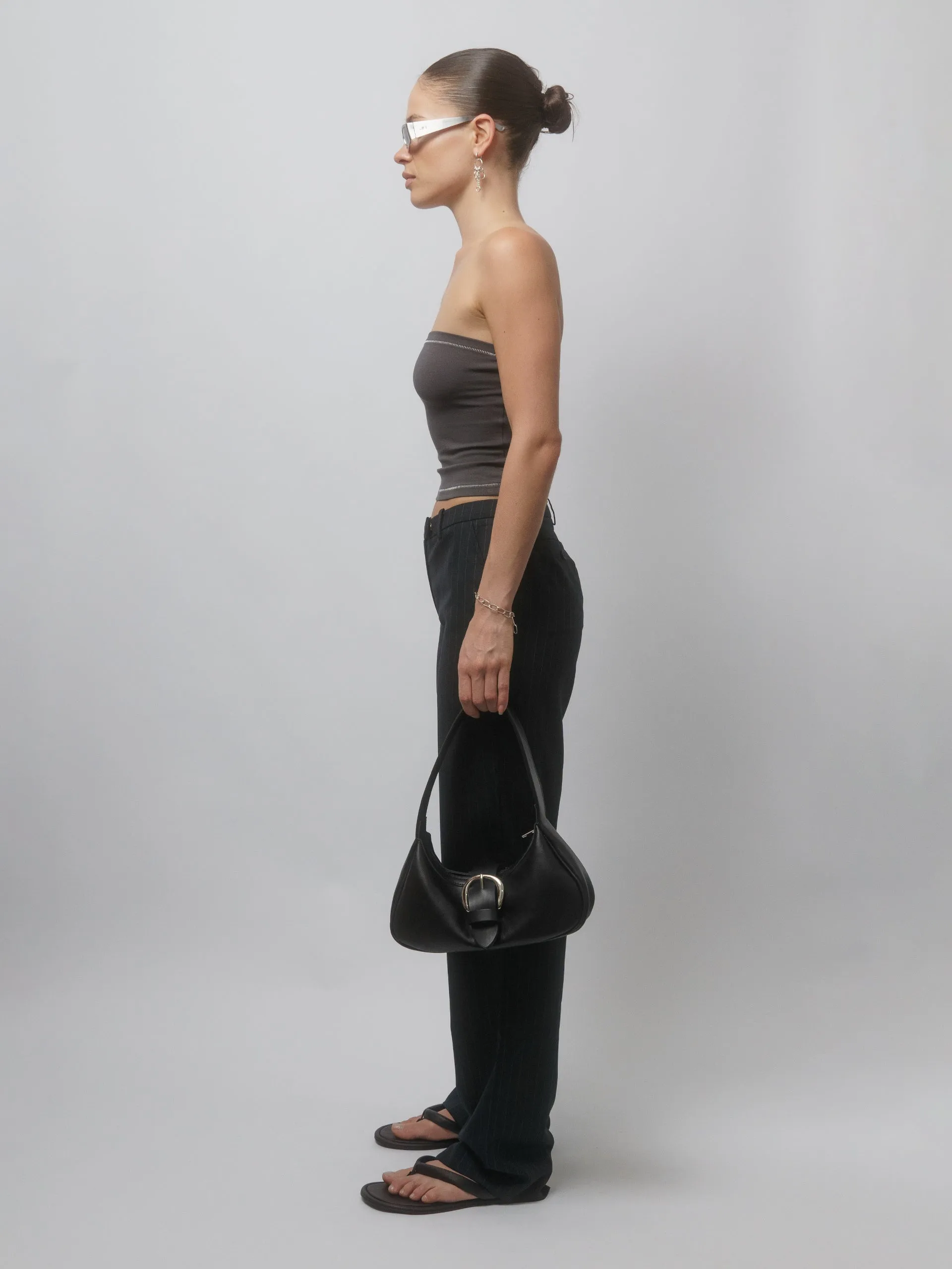 The Lair Apparel Romy Bandeau Charcoal