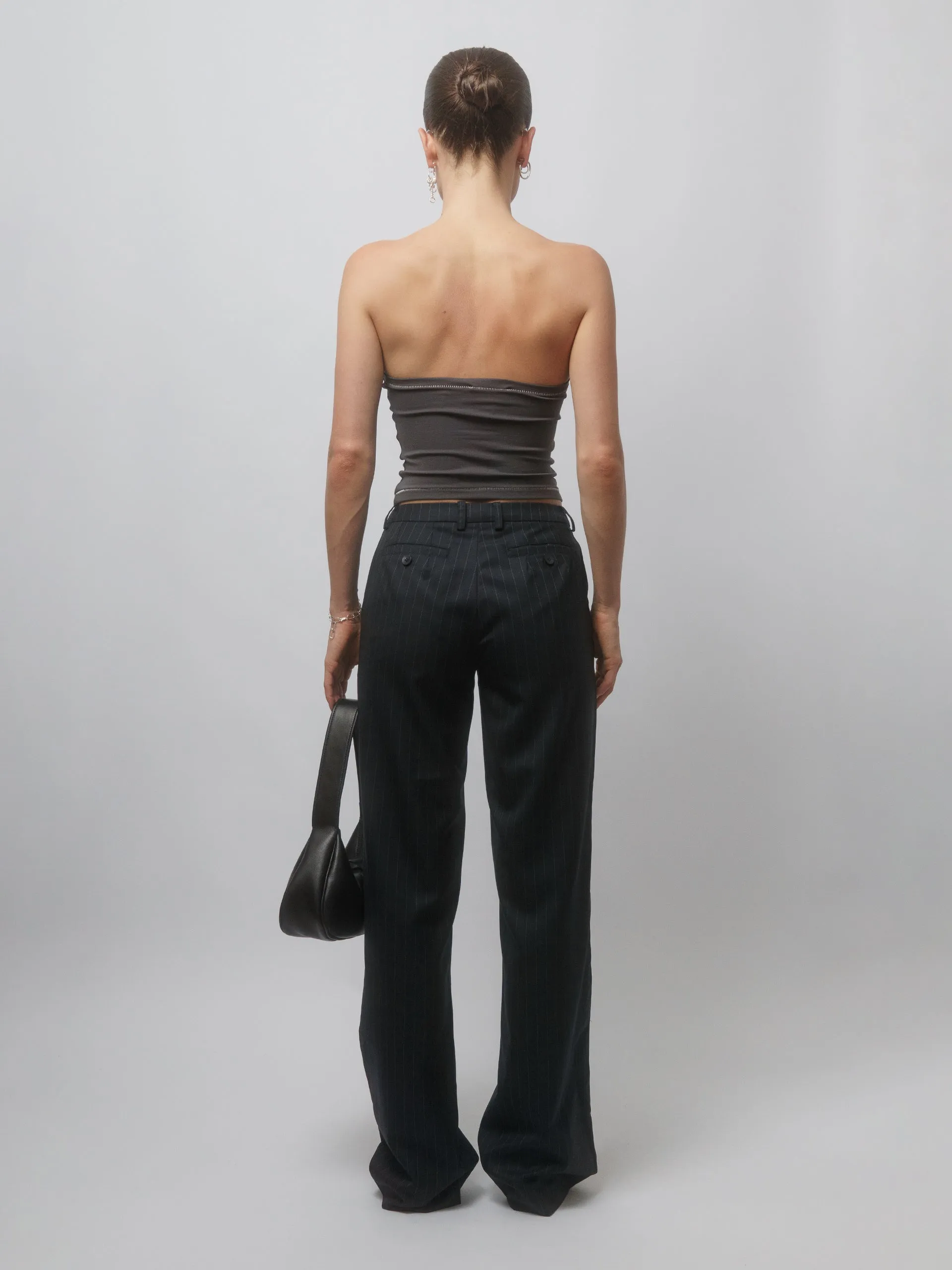 The Lair Apparel Romy Bandeau Charcoal