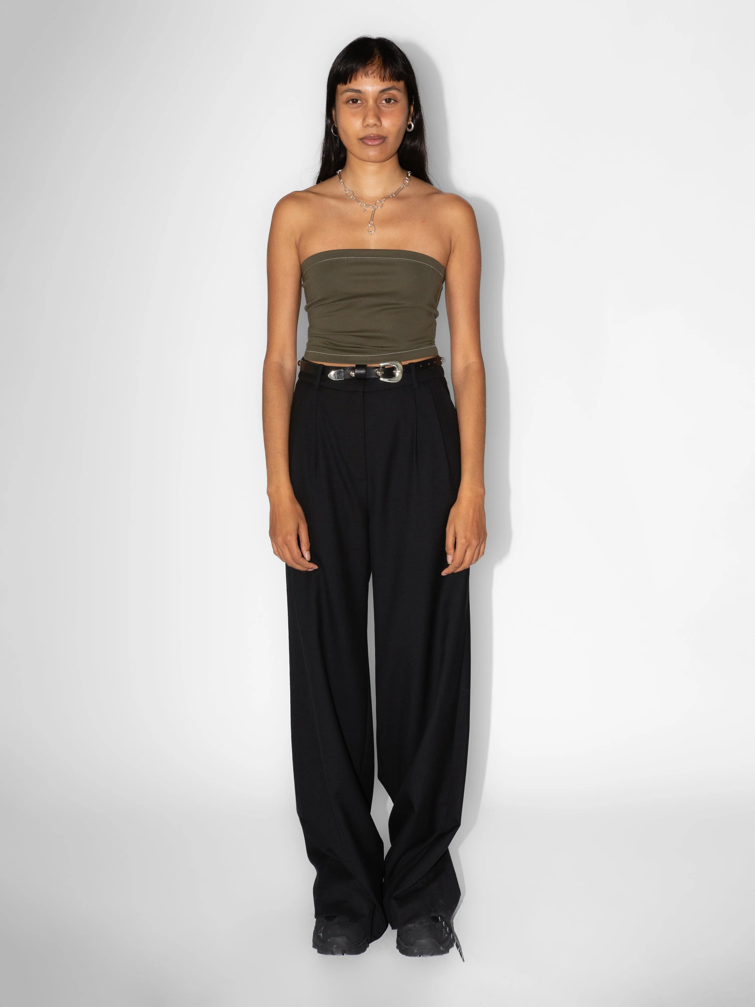 The Lair Apparel Romy Bandeau Khaki