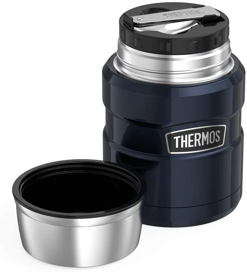 Thermos Stainless King Food Flask, Midnight Blue, 470 ml