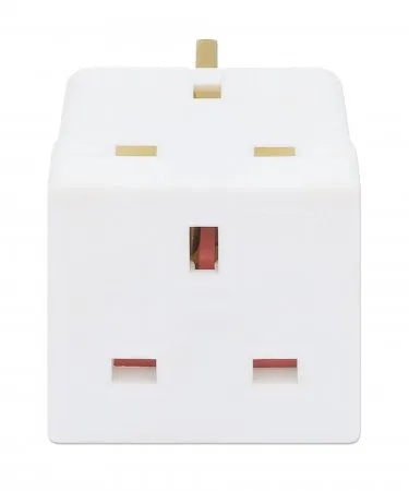 Uk Plug Adaptor 2-Way 13A- Plug