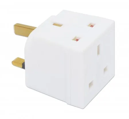 Uk Plug Adaptor 2-Way 13A- Plug