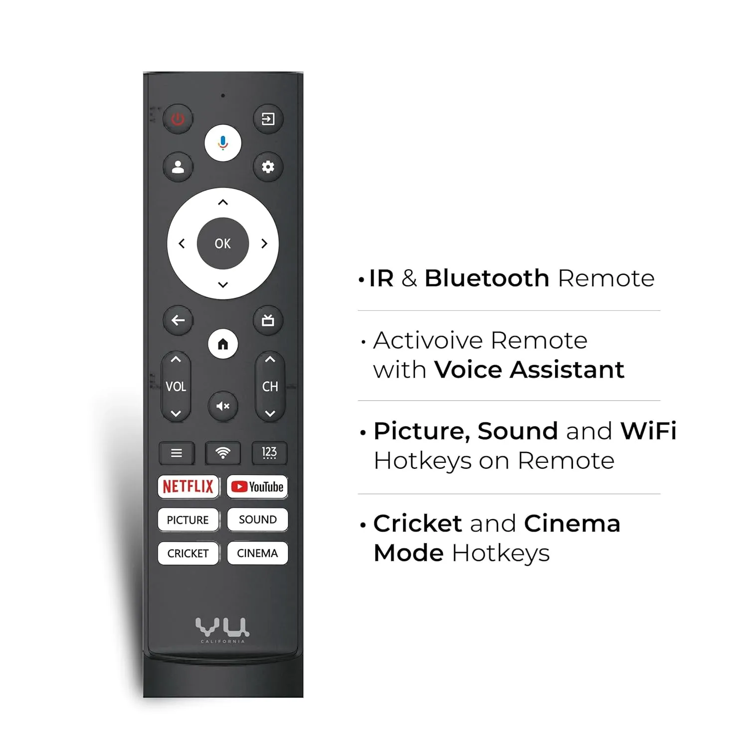 Vu 43GloQLED25 43 Inch 4K QLED Smart Google TV | 3 Year Warranty | Dolby Vision & Atmos
